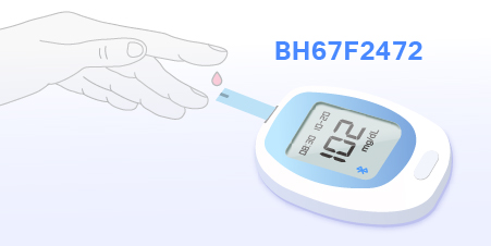 Выпуск нового м/к BH67F2472 для глюкометра.